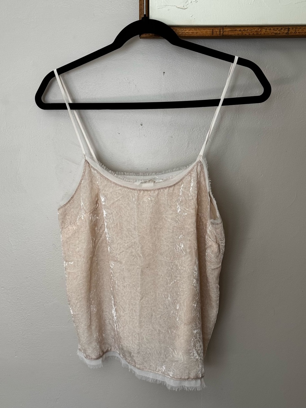 H&M 90s Vibe Crushed Velvet Cami